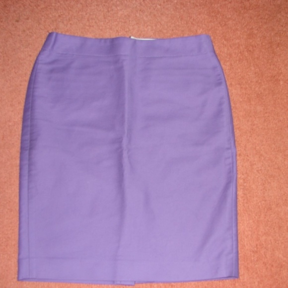 J. Crew Purple No 2 Pencil Skirt Size 4 - Picture 1 of 6
